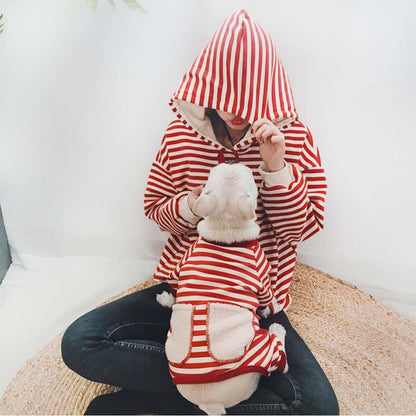 Stripe Matching Dog and Owner Pajamas - Frenchiely