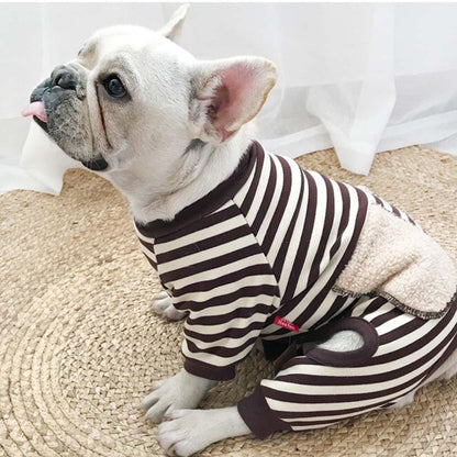 Stripe Matching Dog and Owner Pajamas - Frenchiely