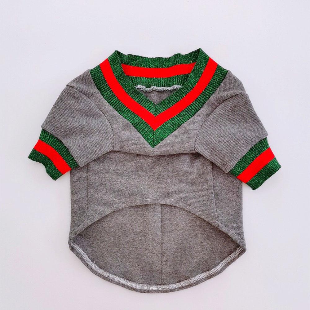 French Bulldog Sweaters V-Neck Shiny Fabric Sweater - Frenchiely