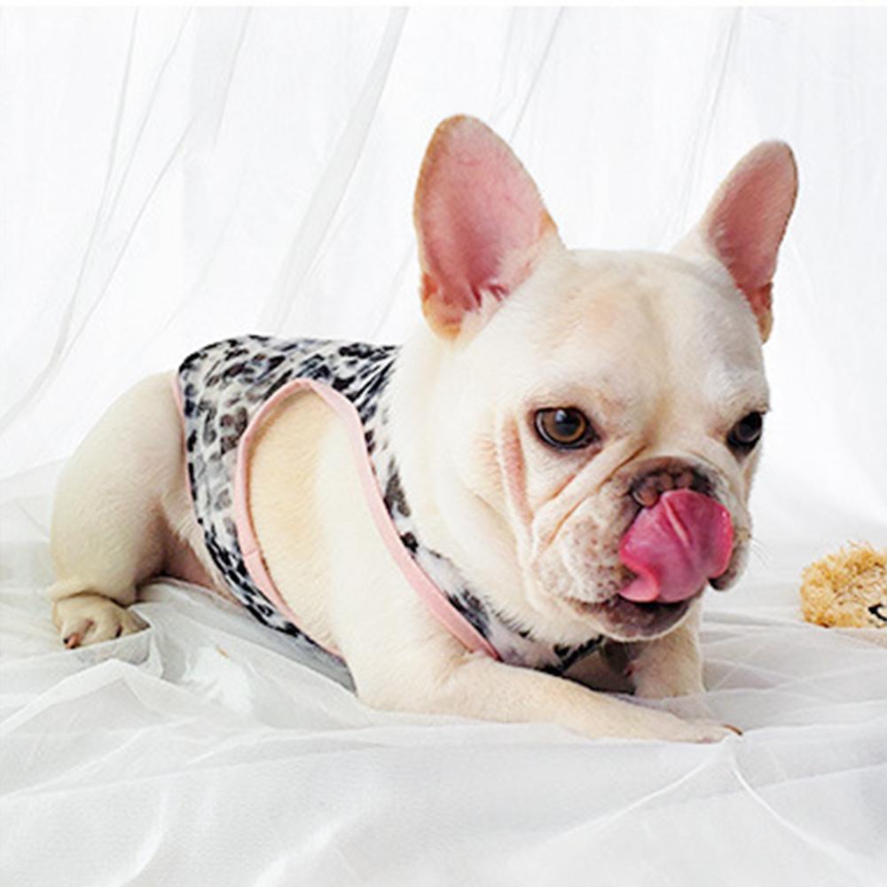 Dog Leopard Breathable Summer Sunscreen Shirt Vest for Bulldog - Frenchiely