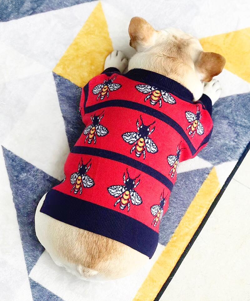 Cardigan Sweaters for French Bulldogs - Frenchiely