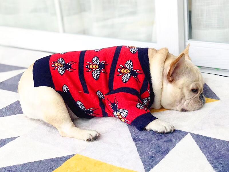 Cardigan Sweaters for French Bulldogs - Frenchiely