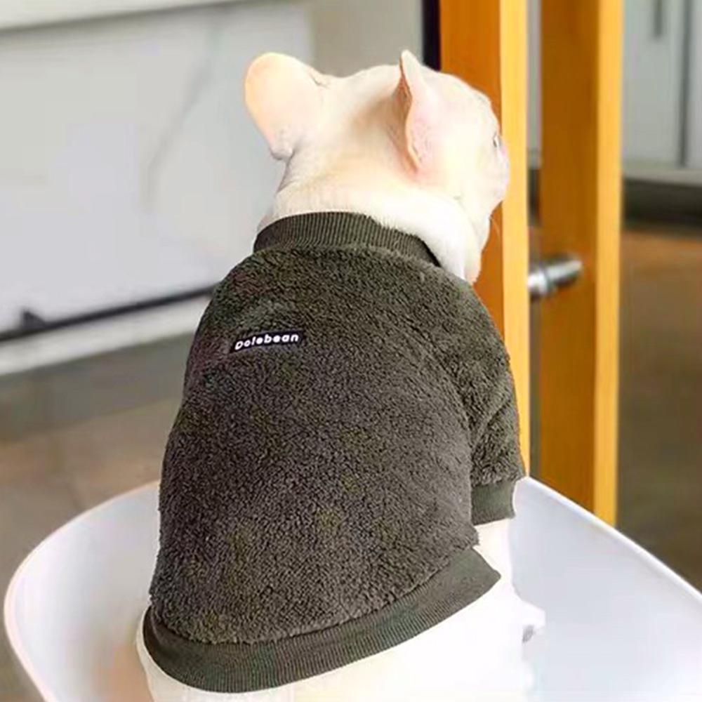 Turtleneck Fur Sweater Bulldog - Frenchiely