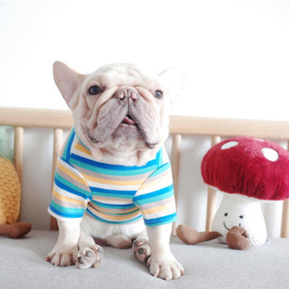french bulldog Rainbow outerwear Shirts - Frenchiely