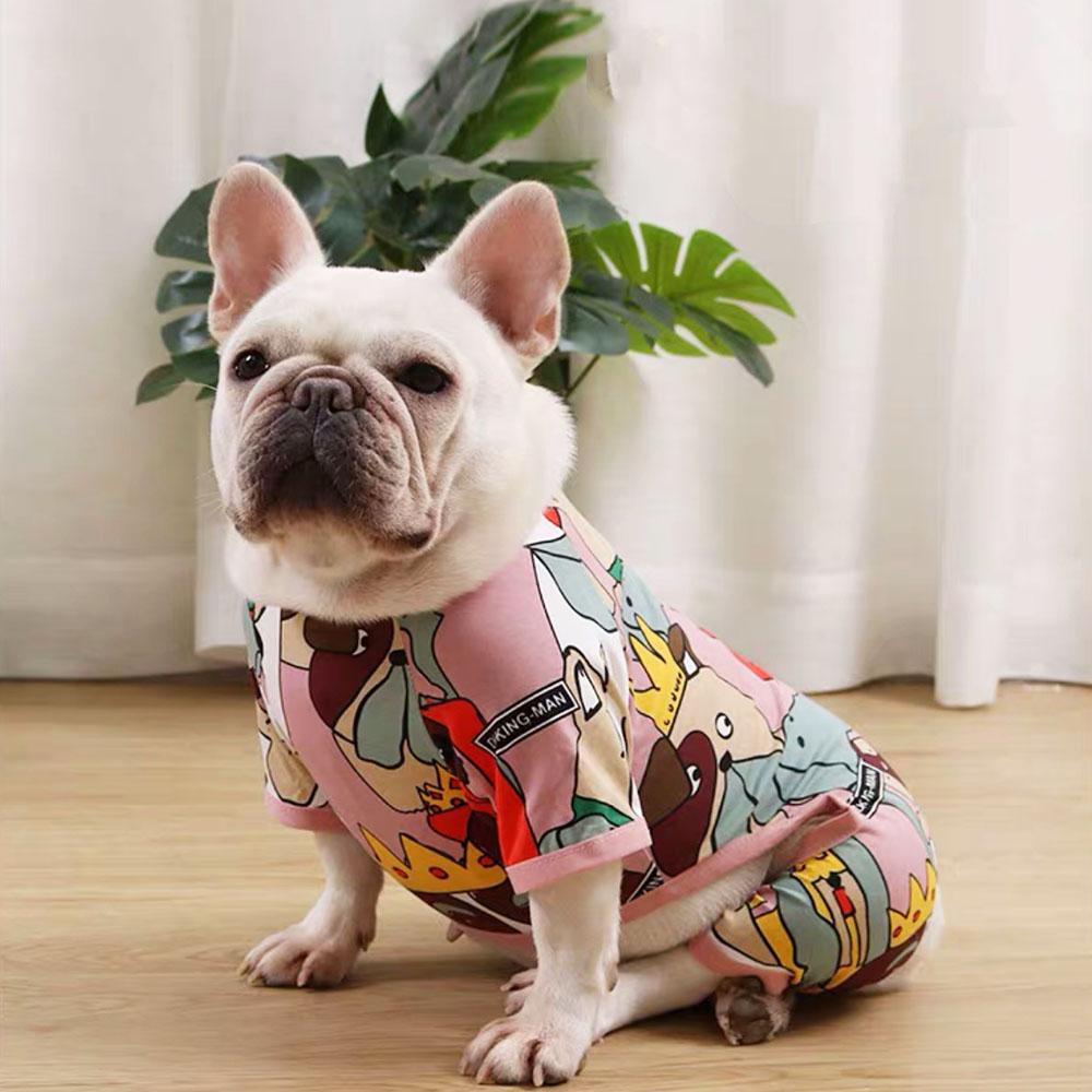 Frenchie print pajamas sales