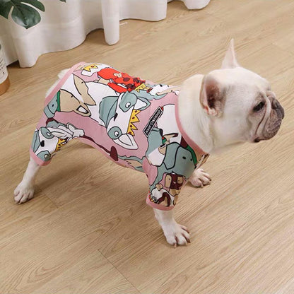Flexible Cartoon Dog Pajamas - Frenchiely
