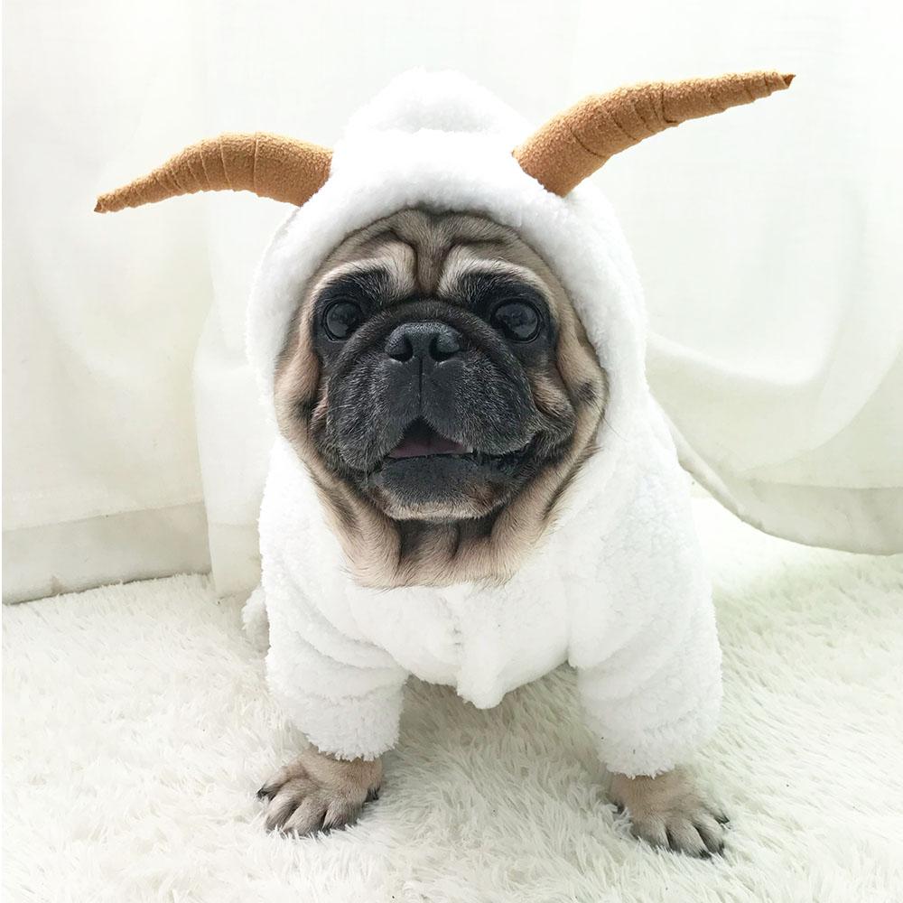 Cartoon Goat Sheep Dog Winter Pajamas - Frenchiely