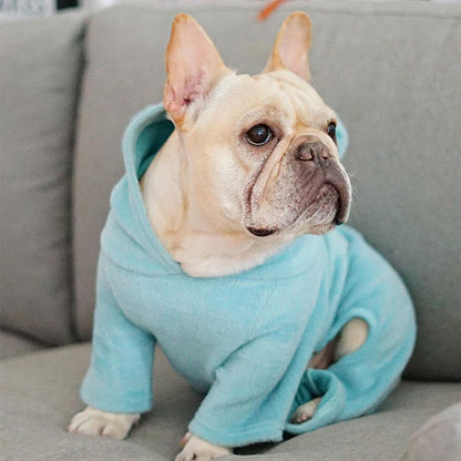 Tiffany Blue Frenchie PJs for Dogs with Bunny Ears - Frenchiely