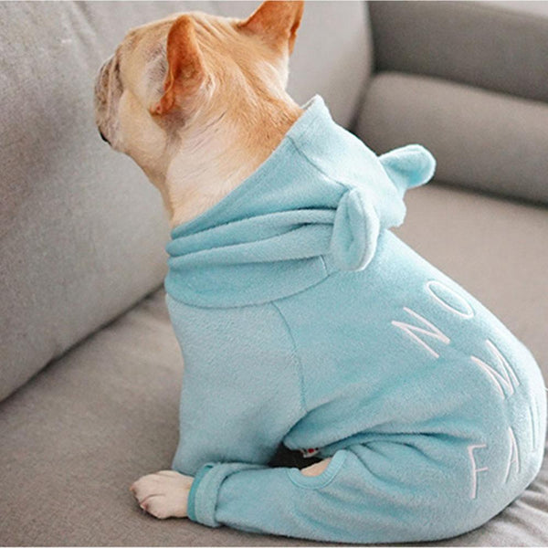 Tiffany Blue Frenchie PJs for Dogs with Bunny Ears - Frenchiely