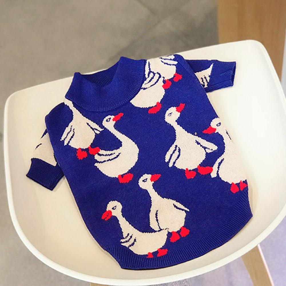 Cartoon Goose Soft Dog Sweaters - Frenchiely