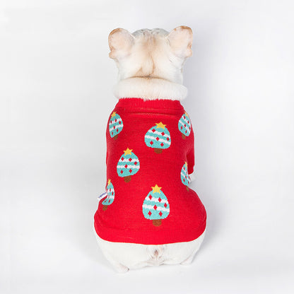 French Bulldog Christmas Tree Sweater Jumper- Frenchiely