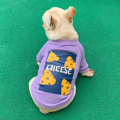 Dog and Human Matching Outfits Shirt 'Cheese' - Frenchiely