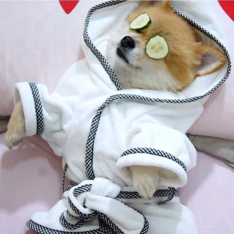 Dog Classic Bathing Robe Towel - Frenchiely