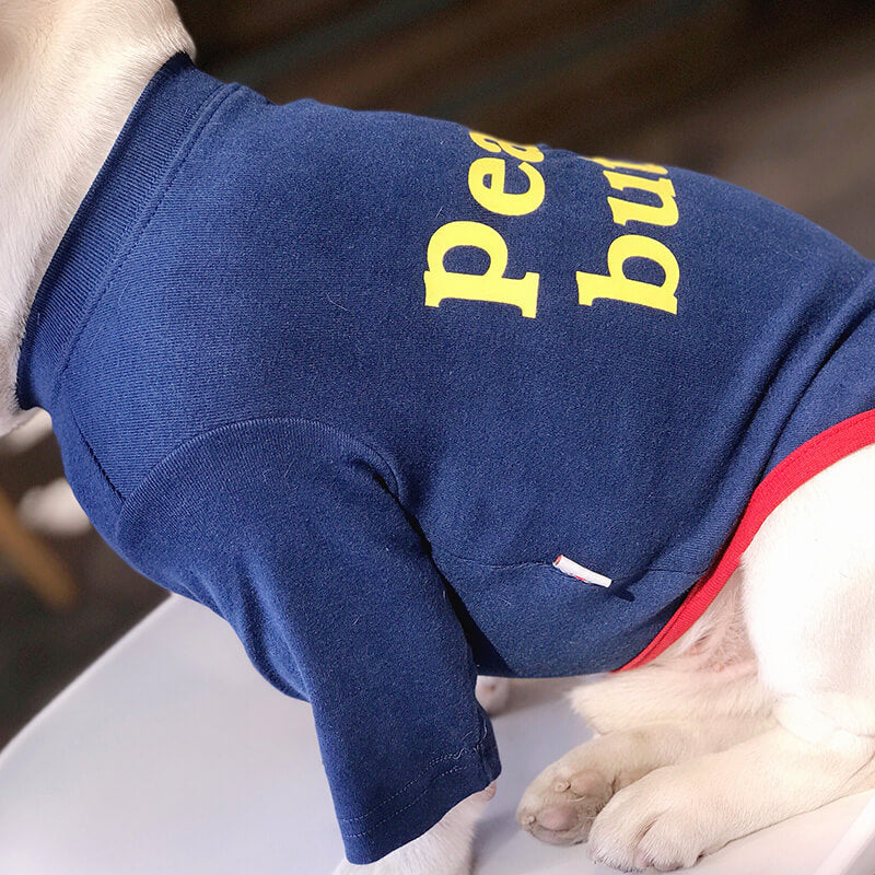 Dog 'Cheese' 'Peanut Butter' Shirt for Bulldog - Frenchiely