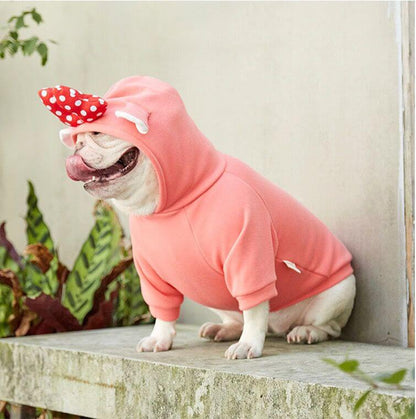 Dog Cartoon Hoodie for Medium Sized Dogs by Frenchiely.com