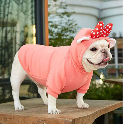 Dog Cartoon Hoodie for Medium Sized Dogs by Frenchiely.com