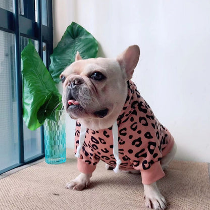 French Bulldog Leopard Hoodie