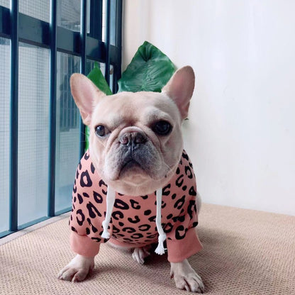 French Bulldog Leopard Hoodie