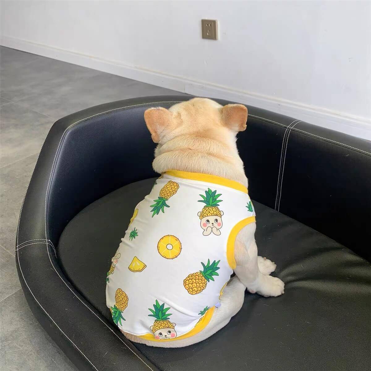 Dog Pineapple Mesh Shirt by Frenchiely 