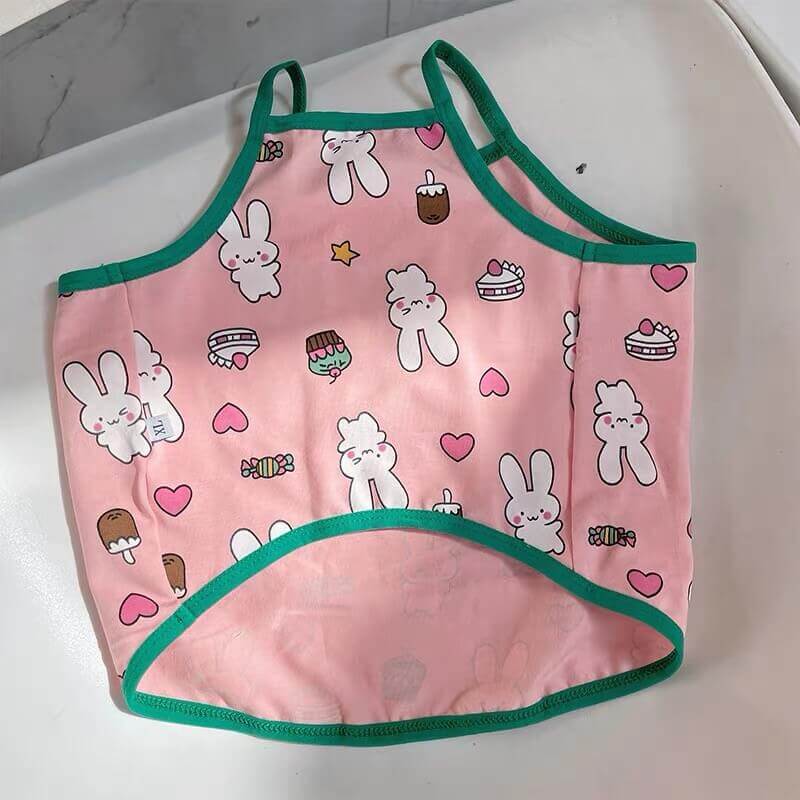 Dog Pink Bunny Shirt FOR FRENCH BULLDOGS BY FRENCHIELY