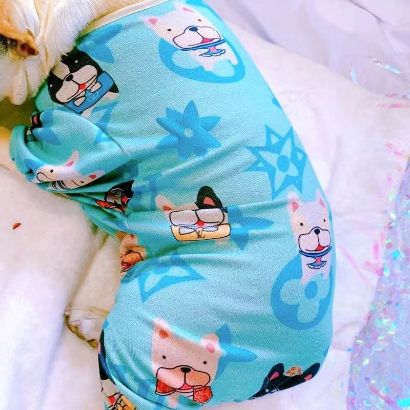 Cartoon Frenchie Dog Pajamas - Frenchiely