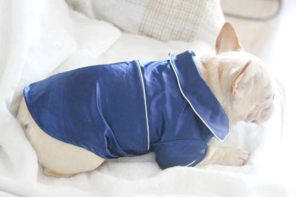 Dog Silk Pajamas Shirt for Frenchies - Frenchiely