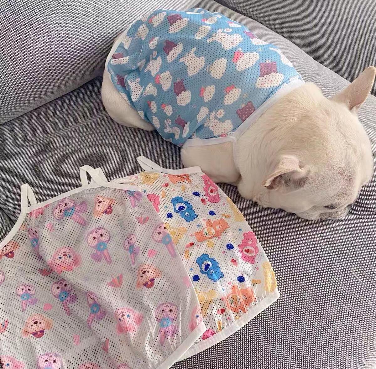 Dog Summer Mesh Stretchy Shirt- Frenchiely
