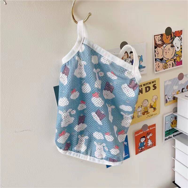 Dog Summer Mesh Stretchy Shirt- Frenchiely