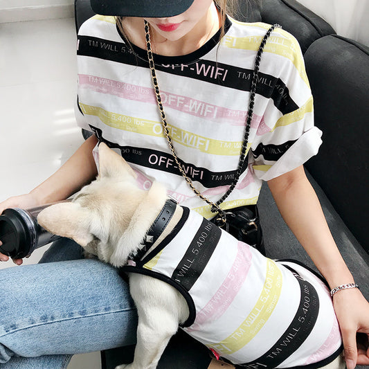 dog summer matching shirts - Frenchiely