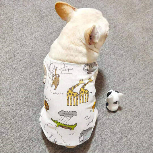 Lion Mesh Shirt Frenchielydogsummersunscreenshirtformediumdogs