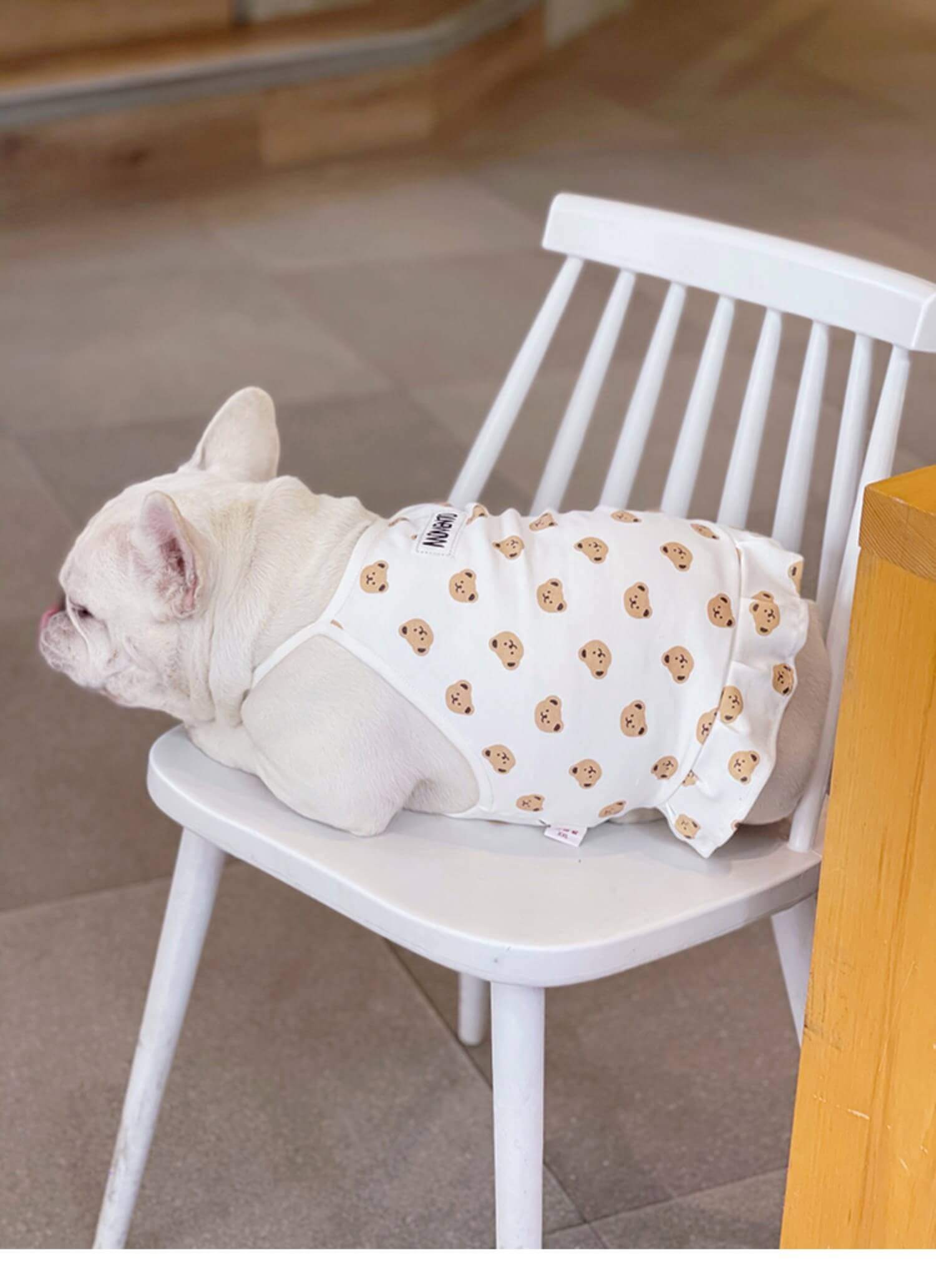 Dog Cotton Bear Dress for Small Medium Dogs by Frenchiely