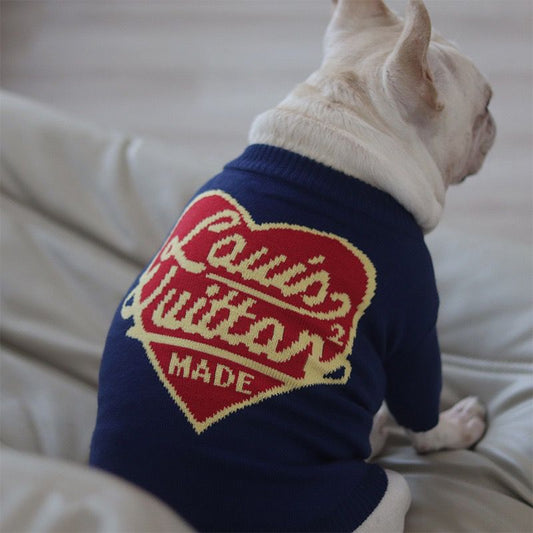 designer dog sweater for small medium dogs