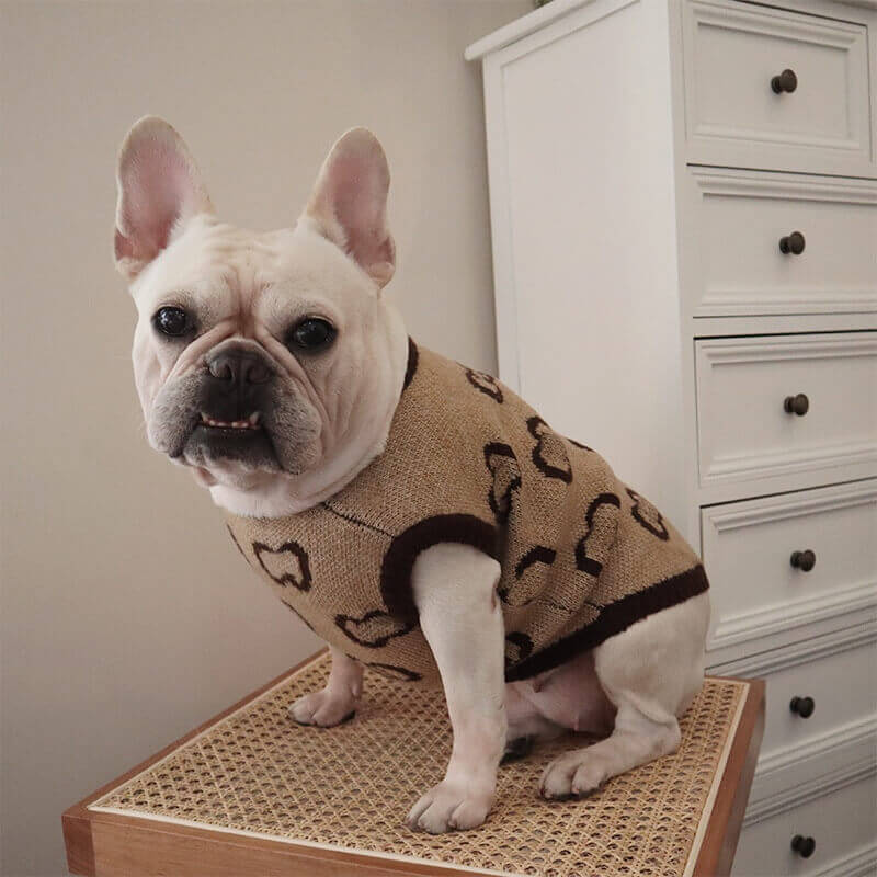dog pullover sweater for winter by Frenchiely