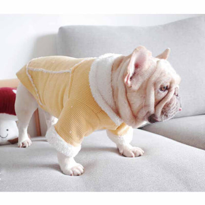 Dog Winter Jacket Coat with Fur Collar - Frenchiely