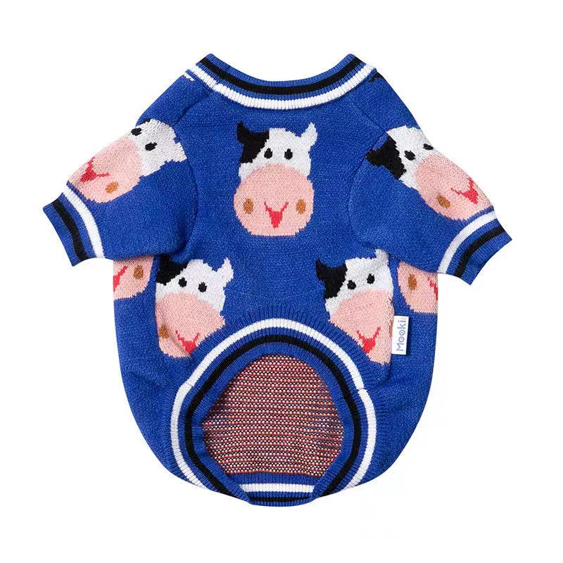 Dog Blue Cow Sweater - Frenchiely