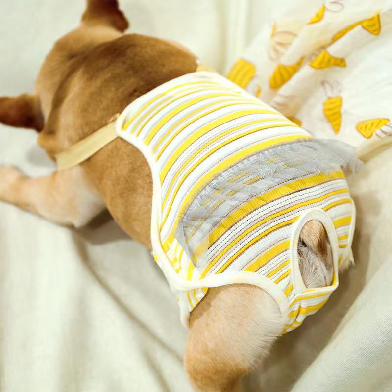 Dog Sanitary Period Panties for Bulldogs - Frenchiely