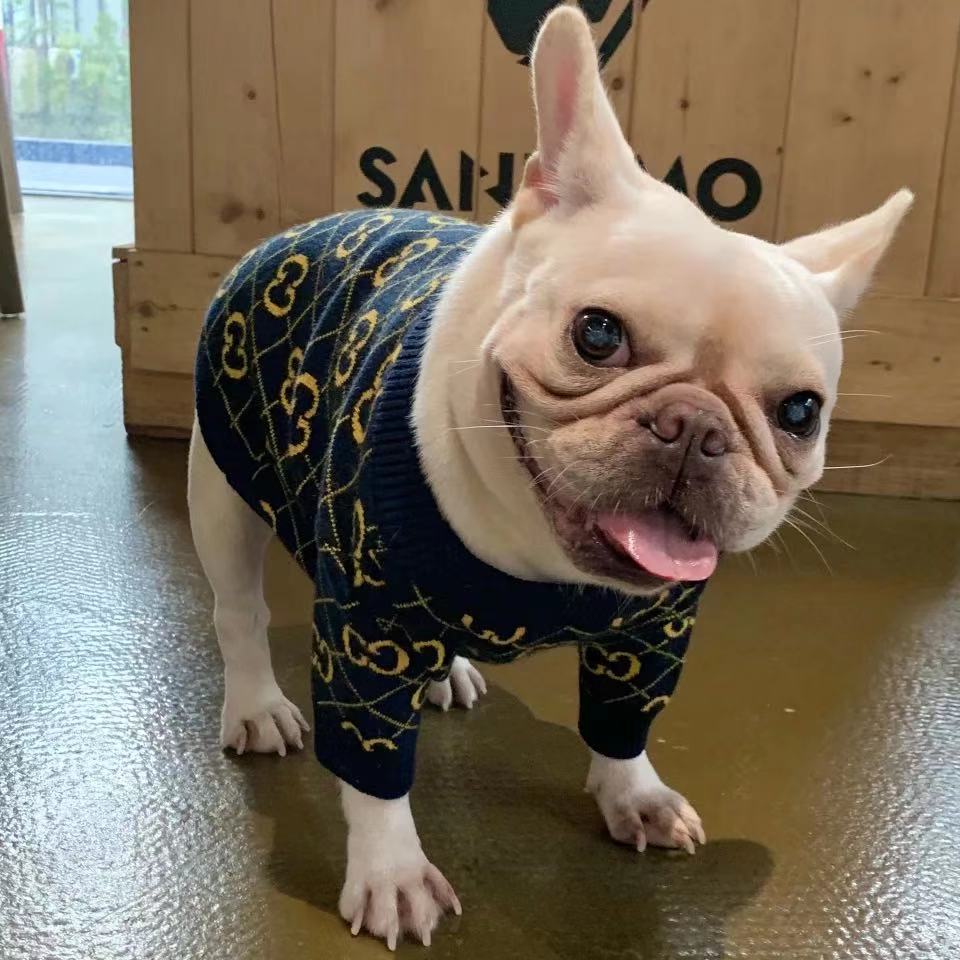 french bulldog black sweater pullover -FRENCHIELY 