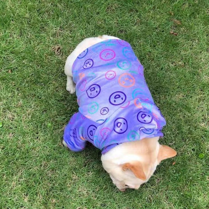 Dog Emoji Winter Hoodie for Frenchies BY FRENCHIELY