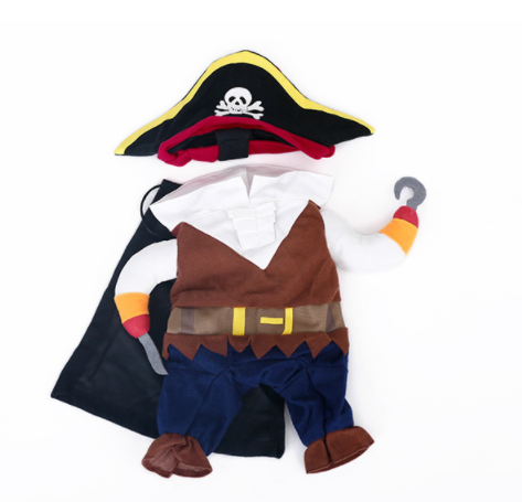 Dog Halloween Pirate Hat Costumes - Frenchiely