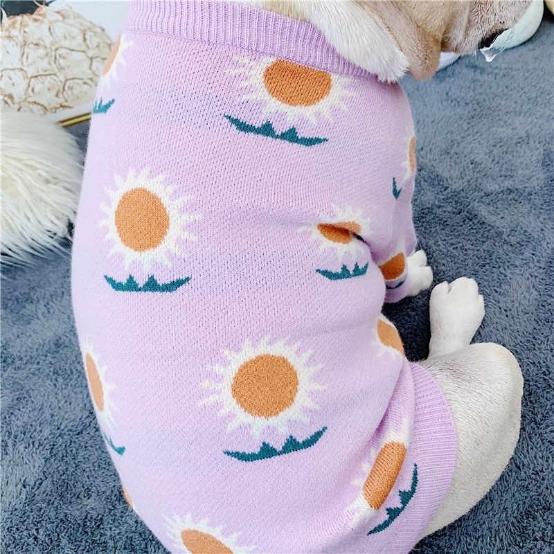 dog sunflower sweater - Frenchiely