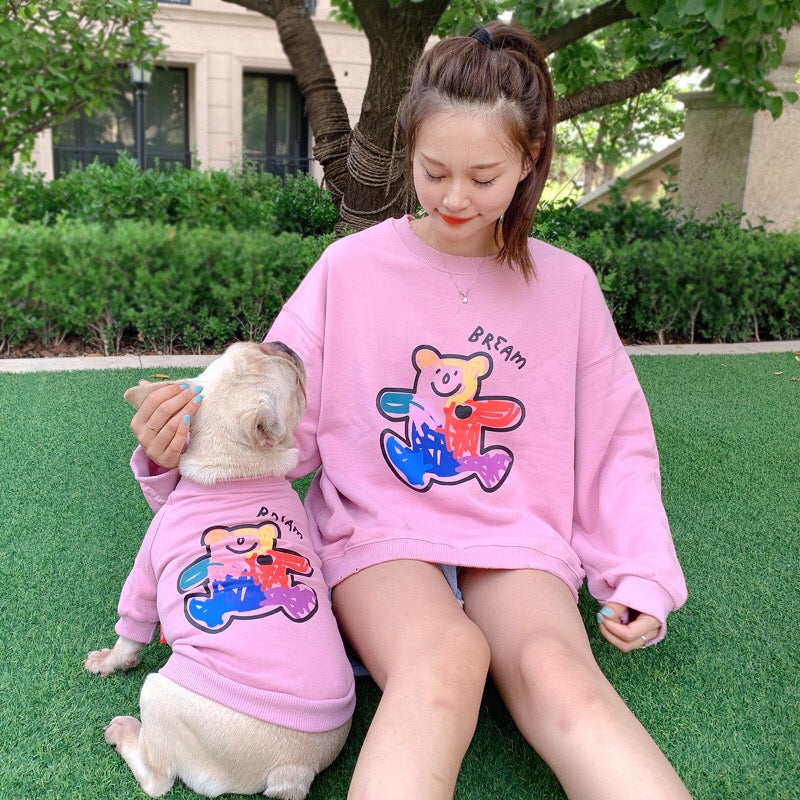matching shirts for human and dog - Frenchiely