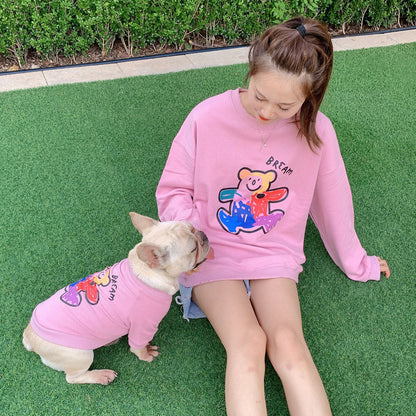 matching shirts for human and dog - Frenchiely