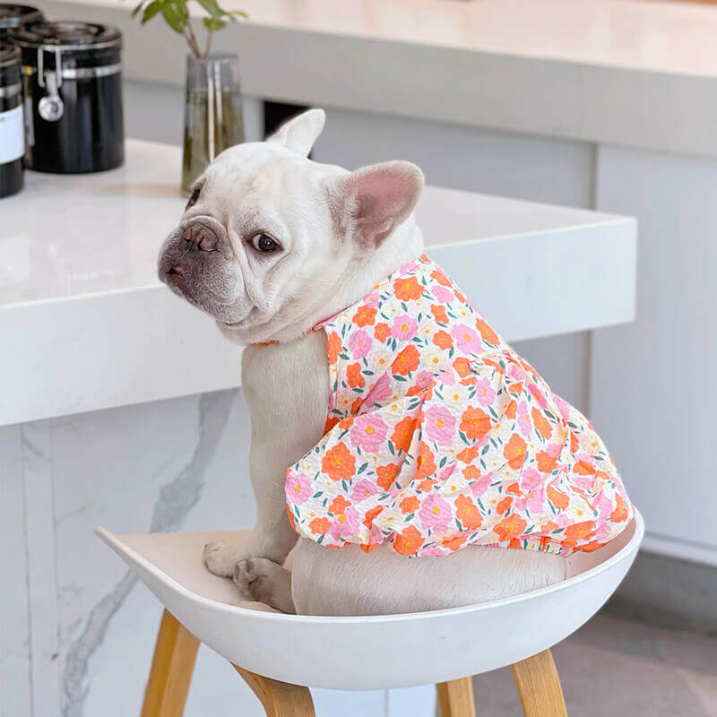 Frenchie Summer Flower Dress by Frenchiely