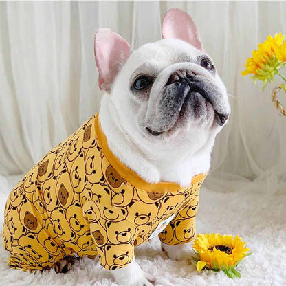 Dog Bear Pajamas FOR MEDIUM SIZED DOGS BY FRENCHIELY 