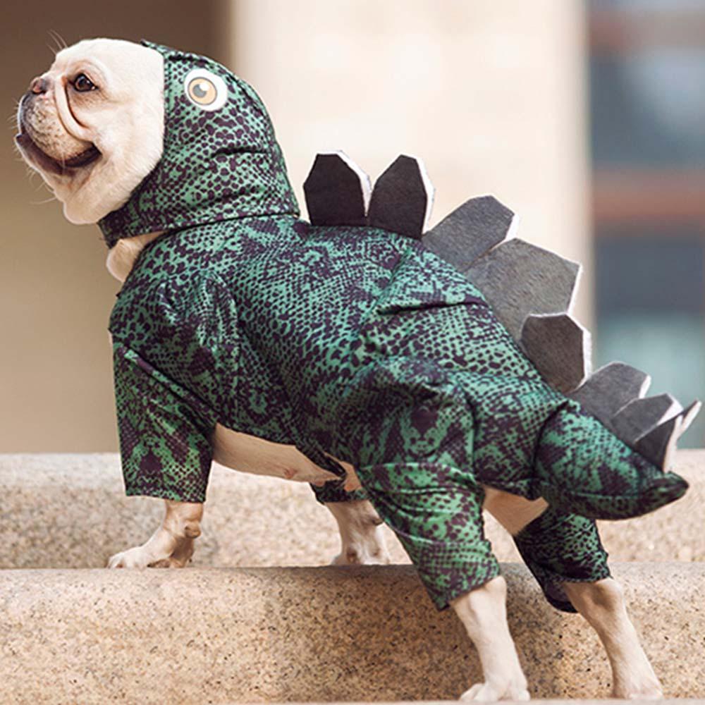 Dog Halloween Dinosaur Dog Costume for French Bulldogs - Frenchiely