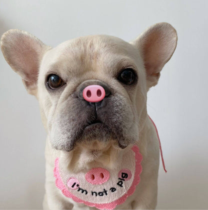 Dog piggy bandana bibs