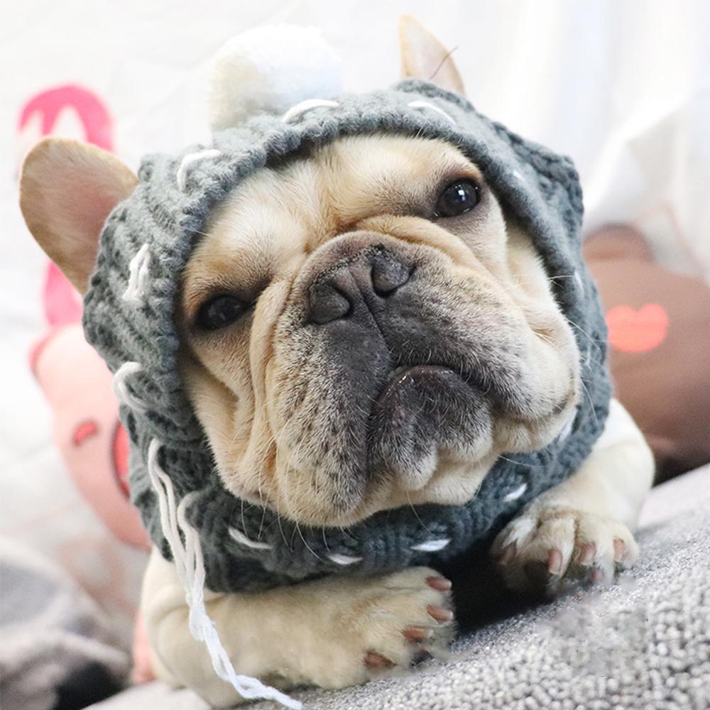 Dog Knitted Snood Hat for French Bulldogs - Frenchiely
