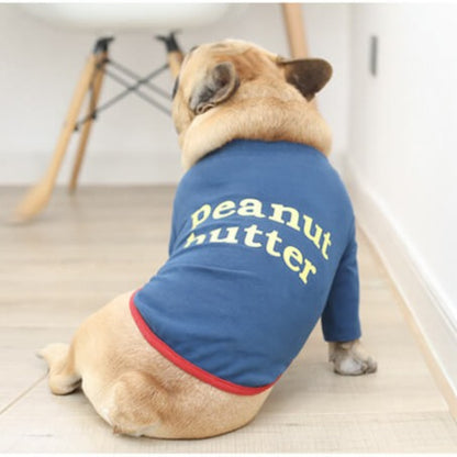 Dog 'Cheese' 'Peanut Butter' Shirt for Bulldog - Frenchiely