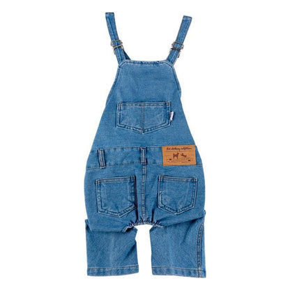 Dog Denim Dungarees Adjustable Overall - Frenchiely
