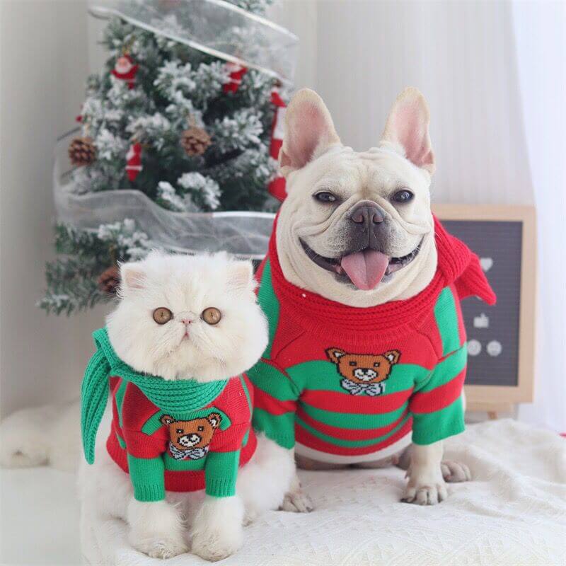 Dog Christmas Sweater Outfits for Medium Dogs by Frenchiely 